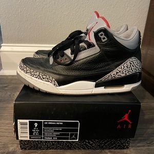 Mens Air Jordan retro 3 cement